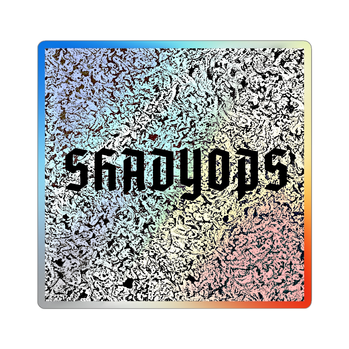 HOLOGRAPHIC LOGO STICKER